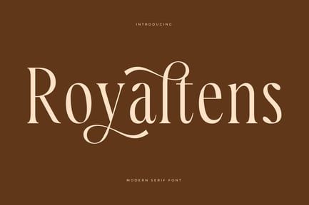 Royaltens Modern Serif Font