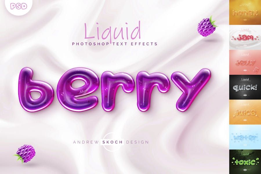 Liquid Tasty Text Effects