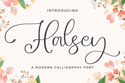 Halsey – Wedding Font