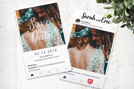 Instag Wedding Invitation