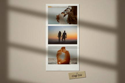 Minimalist Polaroid Mockup 2