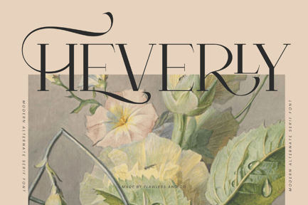 Heverly – Luxury Serif Alternate Font