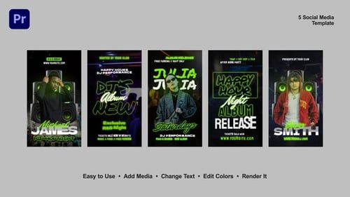 Concert Party Instagram Stories