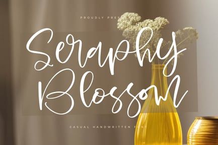 Seraphy Blossom Casual Handwritten Font