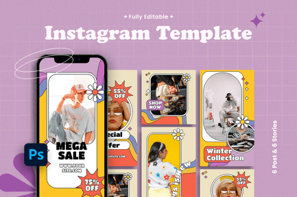 Instagram Templates – Retro 2