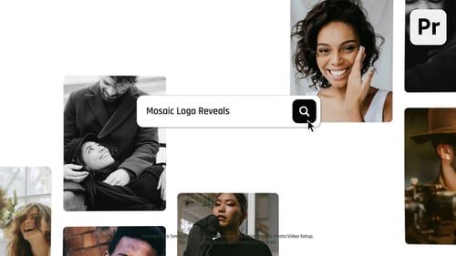 Mosaic Logo Reveals – Premiere Pro