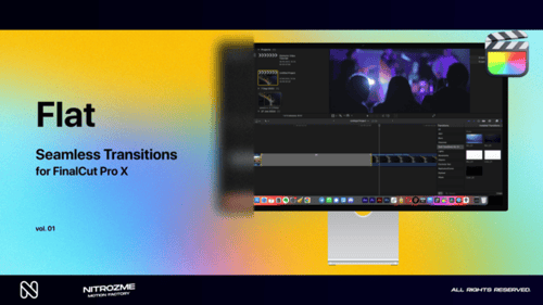 Flat Transitions Vol. 01 for Final Cut Pro X