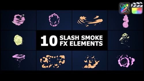 Slash Smoke Elements | FCPX