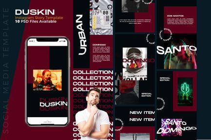 Duskin – Fashion Instagram story Template