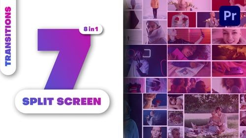 Multiscreen Transitions – 7 Split Screen