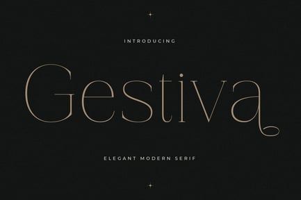 Gestiva Elegant Modern Serif Font