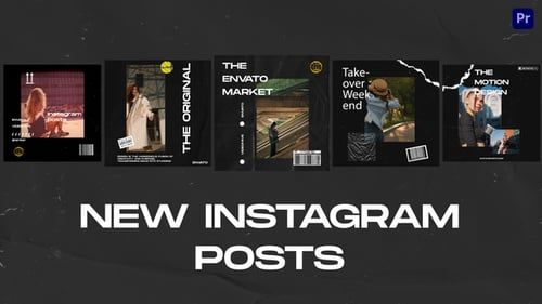 New Instagram Posts Mogrt