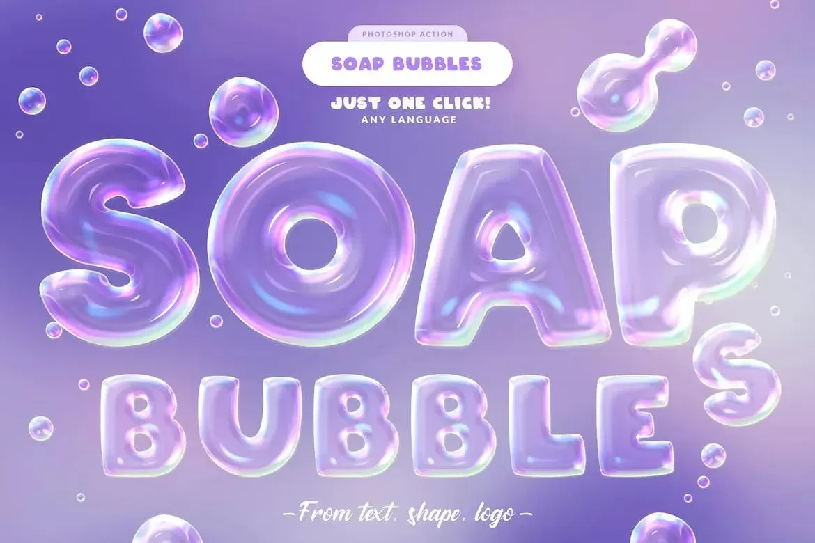 Soap Bubbles Photoshop Action