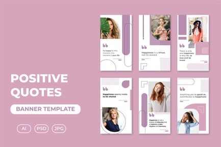 Instagram Quotes Stories Templates