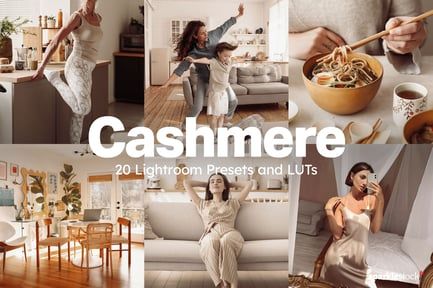 20 Cashmere Lightroom Presets and LUTs