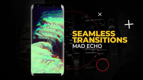 Vertical Mad Echo Transitions | After Effects