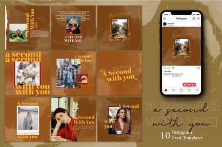 Second With You – Instagram Post Template