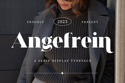 Angelfrein – A Serif Display Typeface