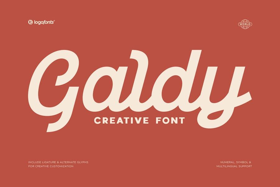 Galdy – Vintage Font