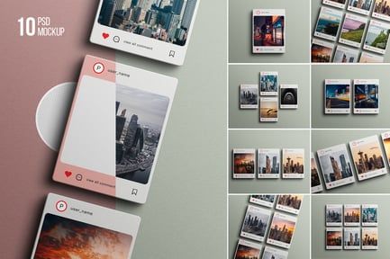 Instagram Post Mockup Set 01