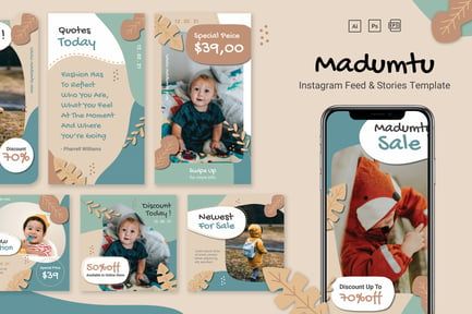 Madumtu – Instagram Feeds & Stories Pack