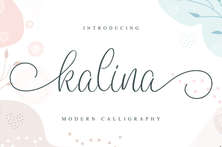 Kalina – Wedding Font