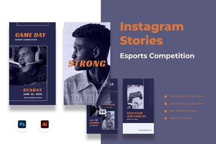 Esports Competition Instagram Stories