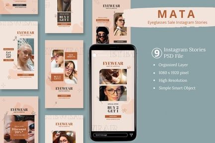 Mata – Eyeglasses Sale Instagram Stories