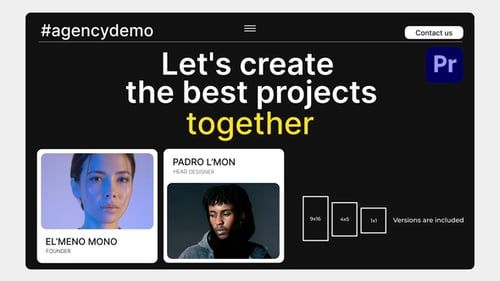 Marketing Agency Promo for Premiere Pro