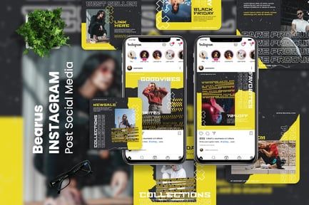 Bearus – Streetware Instagram Post Template