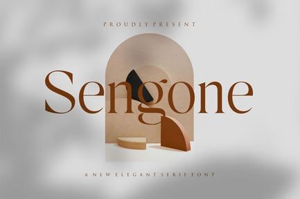 Sengone – Elegant Serif Font