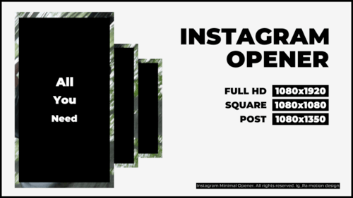 Instagram Opener | FCPX