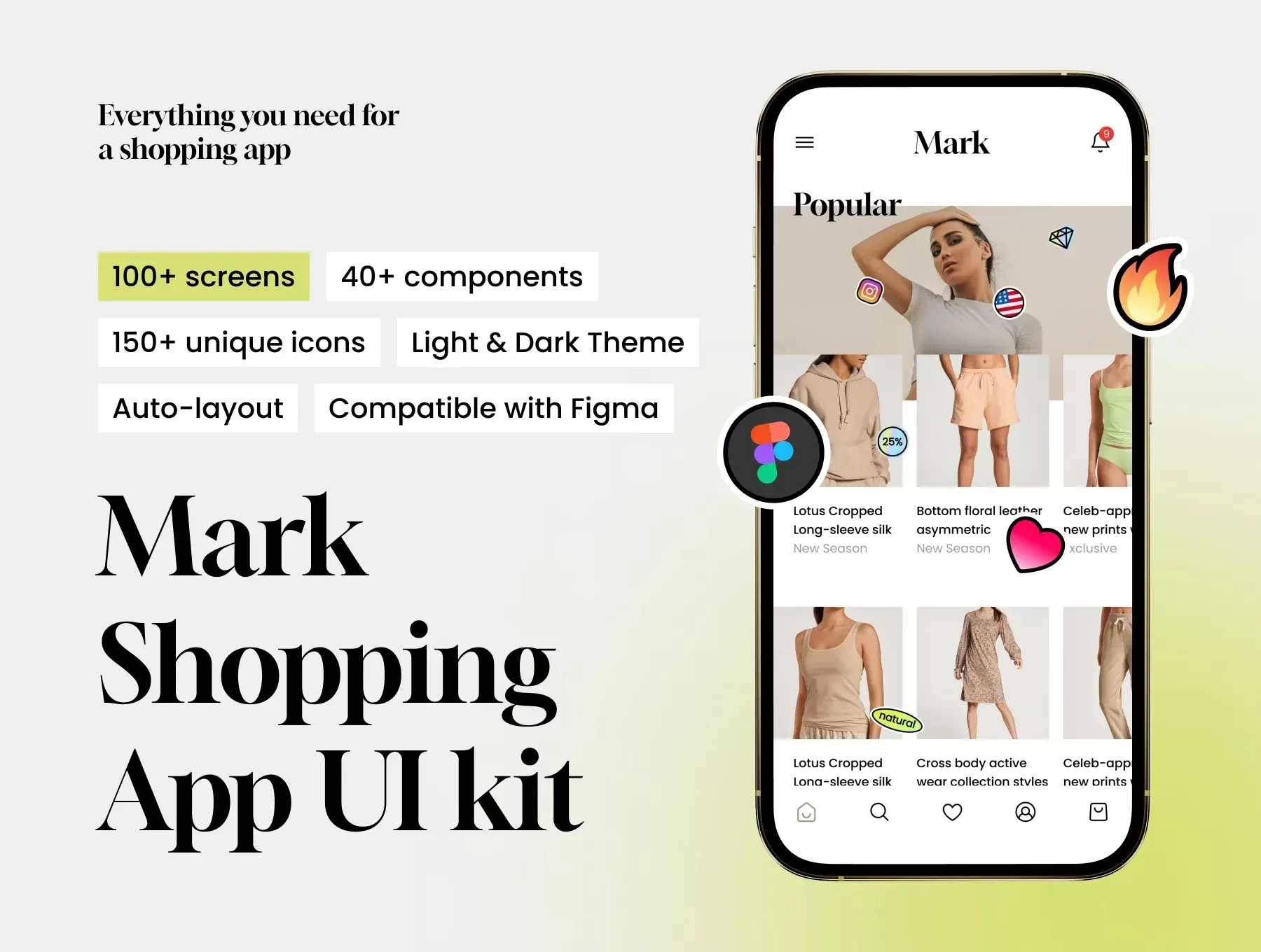 [VIP] Mark Shopping App UI kit
