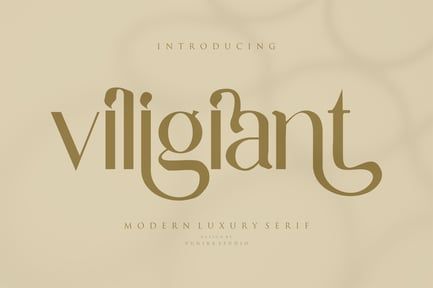 Viligiant – Modern Luxury Serif