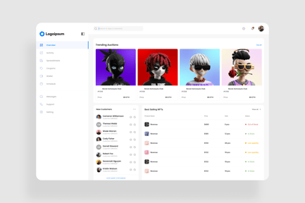 NFT Sale Dashboard UI Kit