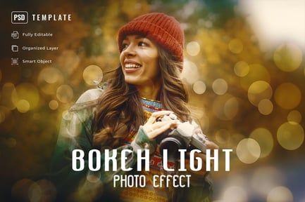 Bokeh Light Photo Effect