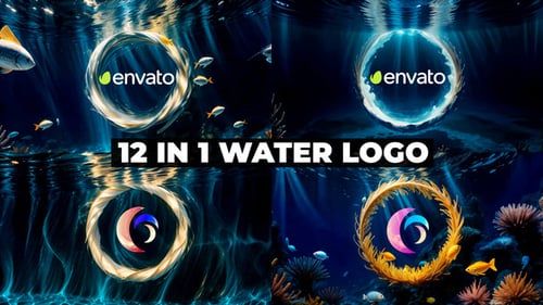 Underwater Abstract Logo Reveal