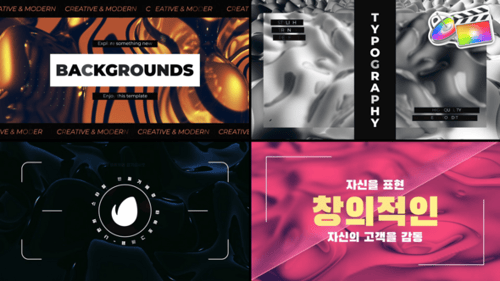 Backgrounds Typography for FCPX