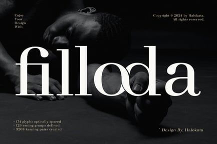 Filloda Elegant And Classical Serif Font