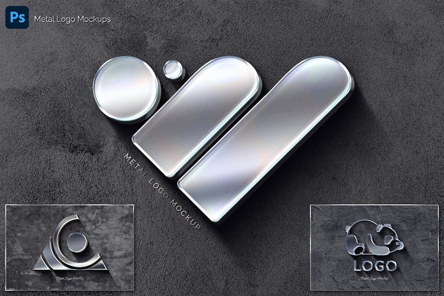 Metal Logo Mockups