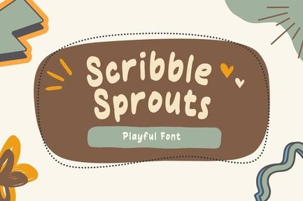 Scribble Sprouts – Playful Font