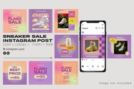 Flash Sale Social Media Post Templates