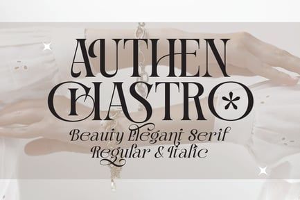 Authen Chastro Serif & Elegan Italic