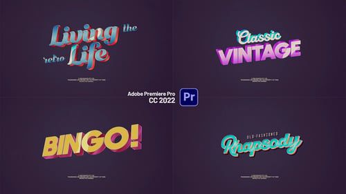 Fancy Retro Titles