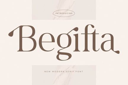 Begifta New Modern Serif Font