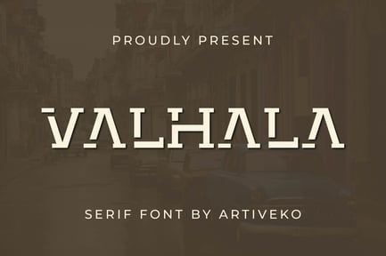 Valhala Serif Typeface