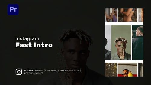 Fast Intro Vertical Reel for Premiere Pro