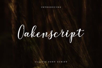 Oakenscript – A Classic Font Script