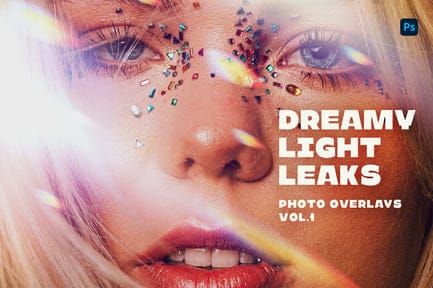 Dreamy Light Leak Overlays vol 1