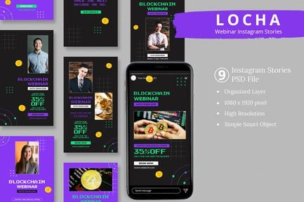 Locha – Webinar Instagram Stories